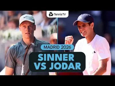 Sinner bat Jodar à Madrid 2026 – Quarts de finale