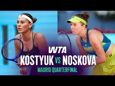 Marta Kostyuk bat Linda Noskova à Madrid 2026 – Quarts de finale