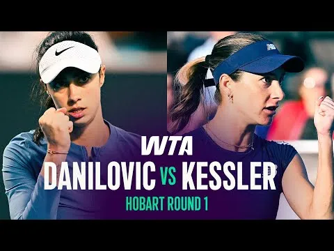 Danilovic bat Kessler au Hobart International 2026 – Premier tour