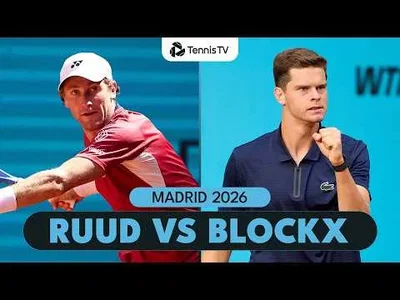 Alexander Blockx bat Casper Ruud à Madrid 2026 – Quart de finale