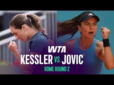 Iva Jovic bat McCartney Kessler à Rome 2026 – 2e tour