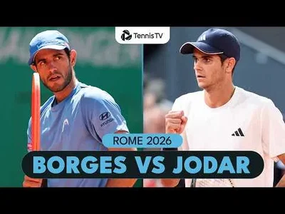 Jodar bat Borges à Rome 2026 – 2e tour