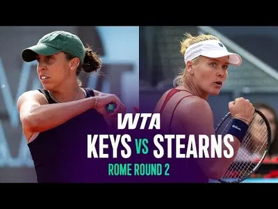 Keys bat Stearns au tournoi de Rome 2026 – 2e tour