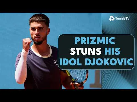Prizmic bat Djokovic à Rome 2026 – 2e tour