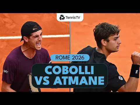Flavio Cobolli bat Terence Atmane au Rome 2026 – 2e tour