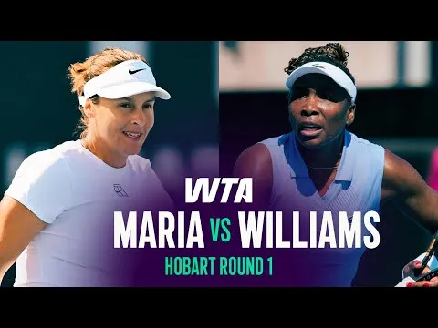 Maria bat Williams à Hobart 2026 – Premier tour