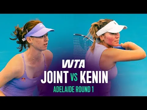 Joint bat Kenin à Adélaïde 2026 – Premier tour