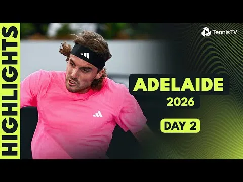 Aleksandar Vukic bat Stefanos Tsitsipas à Adélaïde 2026 – Premier tour