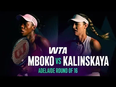 Mboko bat Kalinskaya à Adélaïde 2026 – 2e tour