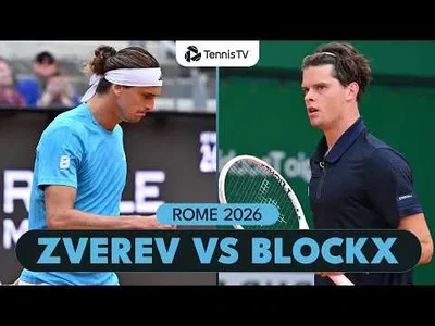 Alexander Zverev domine Alexander Blockx au troisième tour de Rome 2026