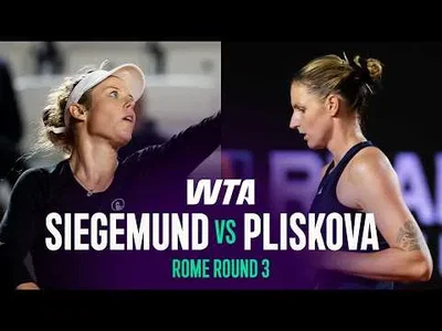 Karolina Pliskova bat Laura Siegemund à Rome 2026 – 3e tour