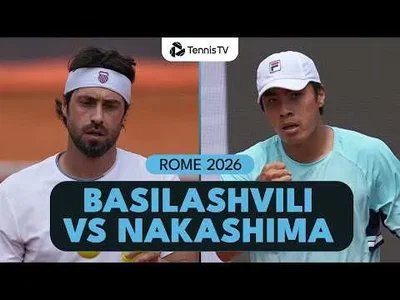 Nikoloz Basilashvili bat Brandon Nakashima à Rome 2026 – 3e tour