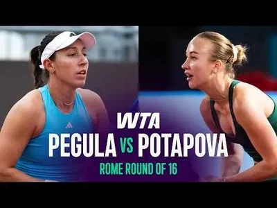 Jessica Pegula bat Anastasia Potapova à Rome 2026 – Huitième de finale