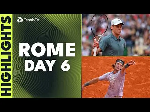 Sinner bat Popyrin à Rome 2026 – 3e tour