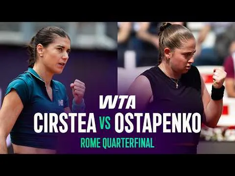 Sorana Cirstea bat Jelena Ostapenko à Rome 2026 – Quart de finale