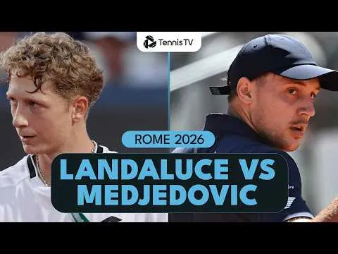 Landaluce bat Medjedovic à Rome 2026 – Huitièmes de finale