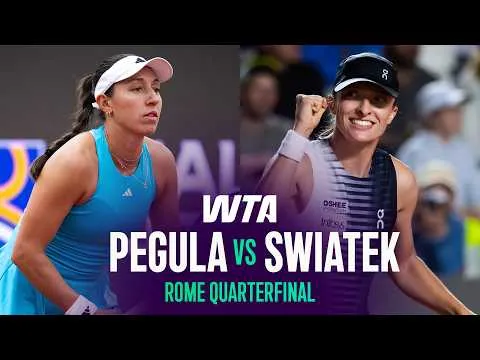 Swiatek domine Pegula à Rome 2026 – Quart de finale