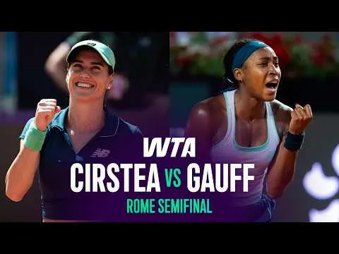 Gauff bat Cirstea à Rome 2026 – Demi-finale