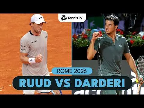 Casper Ruud bat Luciano Darderi à Rome 2026 – Demi-finale