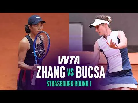 Shuai Zhang bat Cristina Bucsa au premier tour de Strasbourg 2026