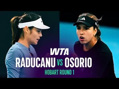 Raducanu bat Osorio à Hobart 2026 – 1er tour