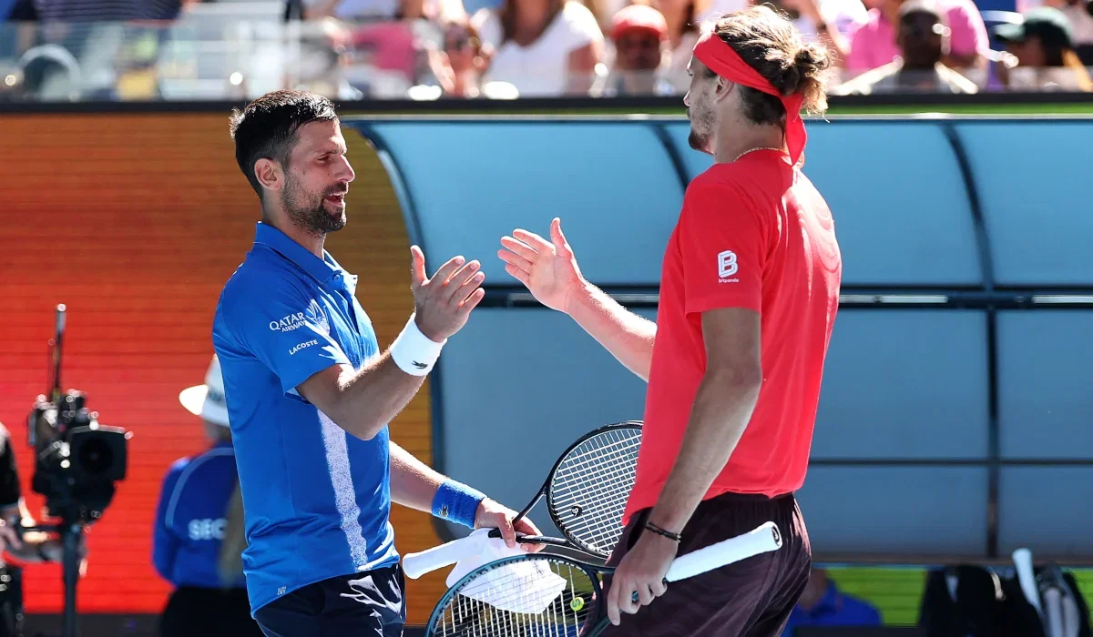 Roland-Garros : longue discussion entre Djokovic et Zverev à l’entraînement