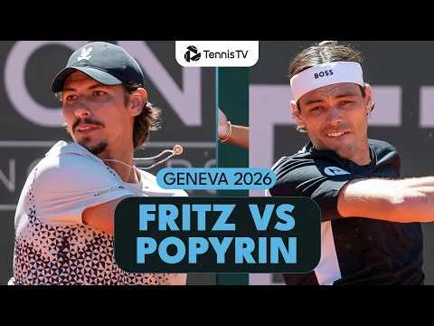 Alexei Popyrin bat Taylor Fritz à Genève 2026 – 2e tour