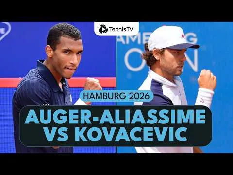 Aleksandar Kovacevic bat Felix Auger-Aliassime à Hambrug 2026 – Deuxième tour