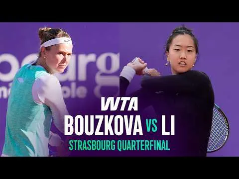 Ann Li bat Marie Bouzkova à Strasbourg 2026 – Quart de finale