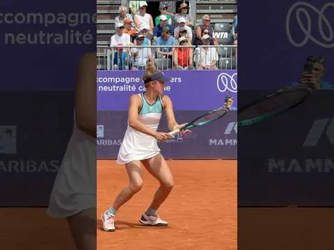 Jaqueline Cristian bat Daria Kasatkina à Strasbourg 2026 – Quart de finale