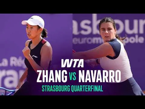Emma Navarro bat Shuai Zhang à Strasbourg 2026 – Quart de finale