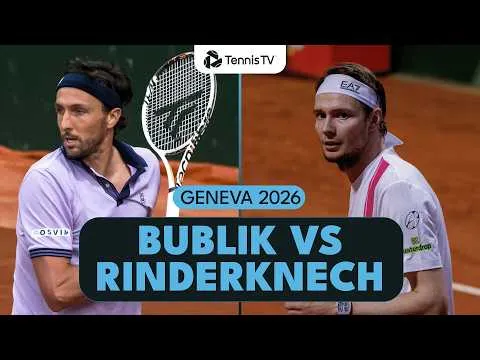 Bublik bat Rinderknech à Genève 2026 – Quart de finale