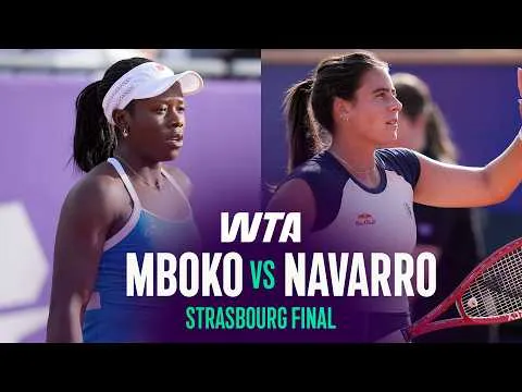 Navarro bat Mboko à Strasbourg 2026 – Finale