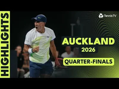 Marcos Giron bat Luciano Darderi à Auckland 2026 – Quart de finale