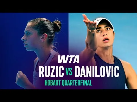 Antonia Ruzic bat Olga Danilovic à Hobart 2026 – Quarts de finale