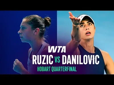 Antonia Ruzic bat Olga Danilovic à Hobart 2026 – Quarts de finale
