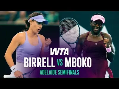 Victoria Mboko bat Kimberly Birrell à l'Adelaide 2026 – Demi-finale