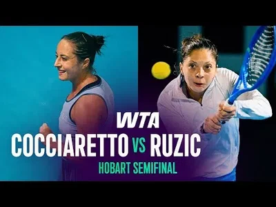 Cocciaretto bat Ruzic à Hobart 2026 – Demi-finale