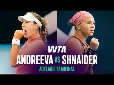 Mirra Andreeva bat Diana Shnaider à Adélaïde 2026 – Demi-finale