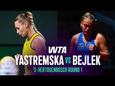 Yastremska pobijedila Bejlek u 's-Hertogenboschu 2026 – 1. kolo
