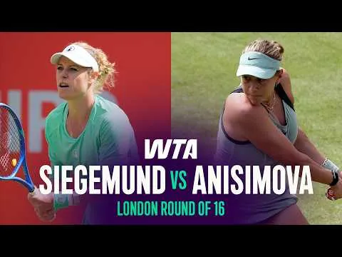 Anisimova bat Siegemund au London 2026 – 2e tour