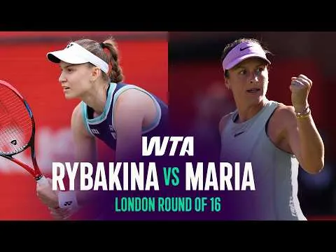 Elena Rybakina bat Tatjana Maria au London 2026 – 2e tour