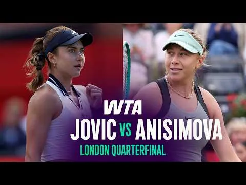 Iva Jovic defeats Amanda Anisimova at London 2026 – Quarter-Final