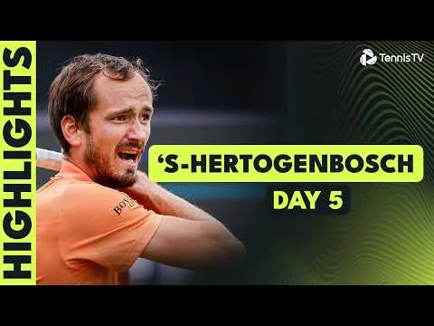 Daniil Medvedev et Alex De Minaur assurent de belles performances sur gazon à 'S-Hertogenbosch 2026