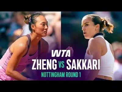 Zheng bat Sakkari à Nottingham 2026 – 1er tour
