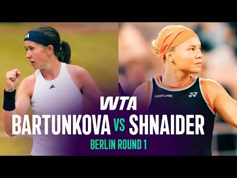Bartunkova bat Shnaider à Berlin 2026 – 1er tour