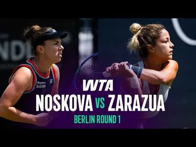 Noskova bat Zarazua à Berlin 2026 – 1er tour