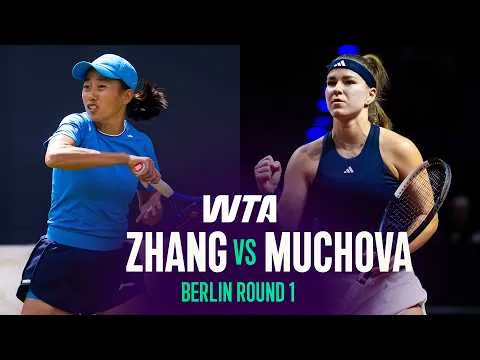 Muchova bat Zhang au tournoi de Berlin 2026 – Premier tour