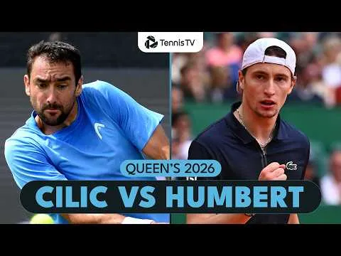 Ugo Humbert bat Marin Cilic au Queen's 2026 – 1er tour