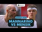 Adrian Mannarino ngalahake Jakub Mensik ing Queen's 2026 – Babak 1